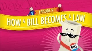 How a Bill Becomes a Law Crash Course Government and Politics 9 [upl. by Htebsle]