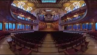 The Palau de la Música Catalana in 360º  Spain [upl. by Toomay]