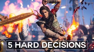 5 Hard Decisions  Assassins Creed Odyssey [upl. by Enyawad881]