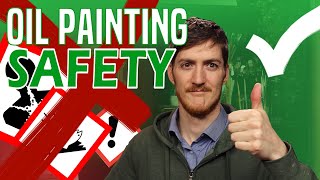 Oil Painting for Beginners  Safety and Products [upl. by Dloreg8]