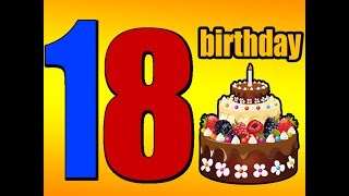 18th BIRTHDAY Messages Wishes Quotes Greetings  18th bday [upl. by Yenffad]