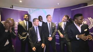 Chelsea FC Players promoting Human Appeal Charity and Chak89 [upl. by Ennagroeg]