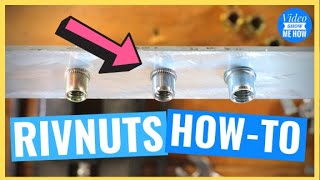 How to Install Rivnut Rivet Nut Nutserts WITH TOOL Full Guide [upl. by Ayatnwahs50]