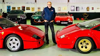 Ferrari F40 or Lamborghini Countach Talking car design with legendary designer Frank Stephenson [upl. by Goldina]