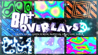 Download Overlays Pack 80 For Edit Saber Effect Trippy Light Leak Particles Free Download [upl. by Corney]