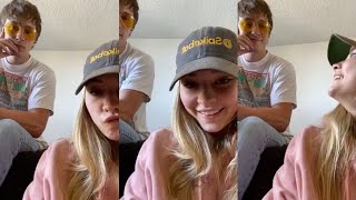 Madelyn Cline and Drew Starkey’s full instagram livestream 5620 [upl. by Nytsirt]