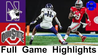 4 Ohio State vs 14 Northwestern Highlights  2020 Big 10 Championship  College Football Highlight [upl. by Yadroc]