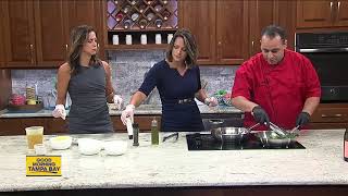 Viva Napoli chef shows viewers how to make Chicken Scallopini [upl. by Ulberto]