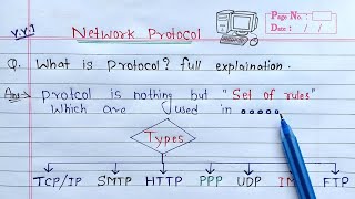 What is Protocol full Explanation  TCPIP HTTP SMTP FTP POP IMAP PPP and UDP Protocols [upl. by Keefe]