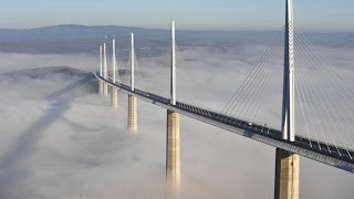 The Tallest CableStayed Bridge in the World  Millau Bridge [upl. by Wallach997]