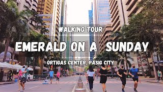 EMERALD AVENUE  Ortigas Center Pasig City  Walking Tour Philippines [upl. by Adil]