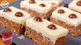 No bake Malteser Slices  How to make [upl. by Nagam350]