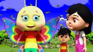 Titli Udi Ud Na Saki  तितली उड़ी  Hindi Nursery Rhymes  Kids Channel India  3D Hindi Rhyme [upl. by Annal]