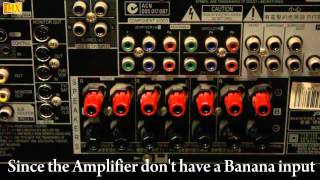 How to connect Amplifier amp Speakers Using Banana Plugs [upl. by Pollard343]