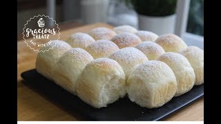 Eggless Soft Fluffy Dinner Rolls  Milk Bread Recipe [upl. by Akinert]