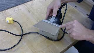 How to Attach Sandpaper to an Orbital Sander [upl. by Notneuq]