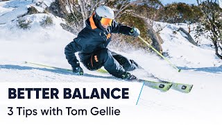 HOW TO SKI STEEPER SLOPES  3 Tips For Better Balance [upl. by Etnaled]