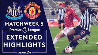 Newcastle v Manchester United  PREMIER LEAGUE HIGHLIGHTS  10172020  NBC Sports [upl. by Aloibaf]