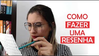 Como fazer uma resenha  Prof Fran  Descomplicando o Direito [upl. by Nimzzaj]