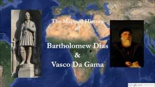 Mapped History 1 Bartholomew Diaz amp Vasco da Gama [upl. by Anitserp277]