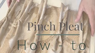 Pinch Pleat Interlined Curtains  How To  The Curtain Boutique [upl. by Leaj]