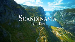 Top 10 Places To Visit In Scandinavia [upl. by Stanhope]