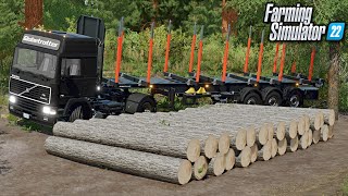 Log Transport Contracts  Farming Simulator 22 [upl. by Hait]