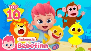 TOP 10  Kumpulan Lagu Anak  Bebefinn Bahasa Indonesia [upl. by Onimod535]