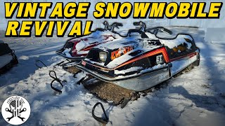 Will this ABANDONED Snowmobile RUN amp RIDE Again  How to Make an Old Sled Reliable [upl. by Felicia522]