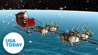 Follow Santas sleigh with NORADs Santa Tracker  USA TODAY [upl. by Eneleoj423]