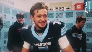 Caden Woodall American football Eenie Meenie  Justin Bieber TikTok [upl. by Eilak]