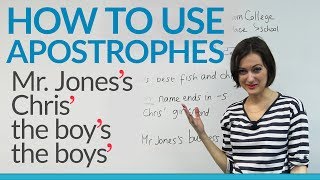 How to use apostrophes in English [upl. by Nnaaihtnyc]