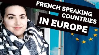 Frenchspeaking countries in Europe 🇪🇺 [upl. by Melvena]