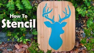 Stenciling 101 How To Paint With A Stencil [upl. by Charie]