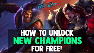 10 BEST Champions to MAIN in Wild Rift LoL Mobile [upl. by Amees]