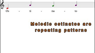 Resource Melodic Ostinato song with Traditional Notation [upl. by Stavro420]