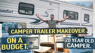 Remodeling a Camper Trailer on the budget [upl. by Gherlein]