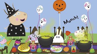 Peppa Pig Peppas Magical Halloween  Read Aloud [upl. by Aydidey]