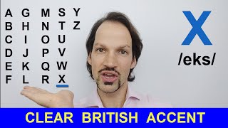 How To Pronounce The English Alphabet BRITISH PRONUNCIATION [upl. by Alessig]