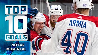 Top 10 Montreal Canadiens Goals of 2021  So Far  NHL [upl. by Deyas952]