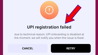 UPI Registration Failed Airtel  Due to Technical Reason UPI Onboarding Disable Airtel Thanks App [upl. by Other]