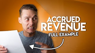 Accrued Revenue MADE EASY  Adjusting Entries [upl. by Nauqed]