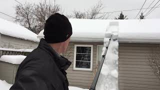 Roof Snow Removal Made Easy [upl. by Assiralk576]