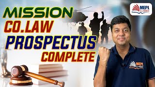 MISSION COLAW  Prospectus Complete  CA Inter CMA Inter amp CS Executive  Mohit Agarwal [upl. by Russell]