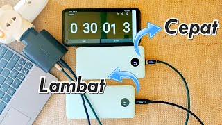 Recharging Powerbank Test Fast Charging Mofit M18 VS Mofit M22 Pro [upl. by Ahsirk]