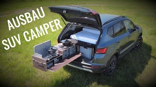 SUV Camper Ausbau  DIY Conversion Seat Ateca [upl. by Courtnay]