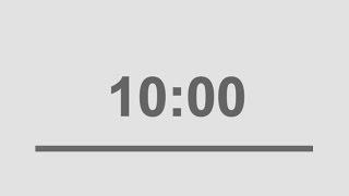 10 minutes timer youtube countdown with alarm [upl. by Korns]