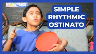 Simple Rhythmic Ostinato in 3s and 4s pattern [upl. by Spitzer]