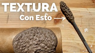 🟢 COMO HACER TEXTURAS en PLASTILINA ➤ O MASILLA EPOXI 🟢 [upl. by Eng]