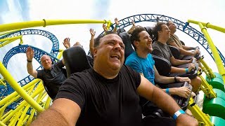 Riding the AWESOME Impulse Roller Coaster at Knoebels Multi Angle 4K POV [upl. by Netsirc]